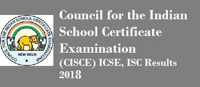 CISCE Results 2018 CISCE Results 2018